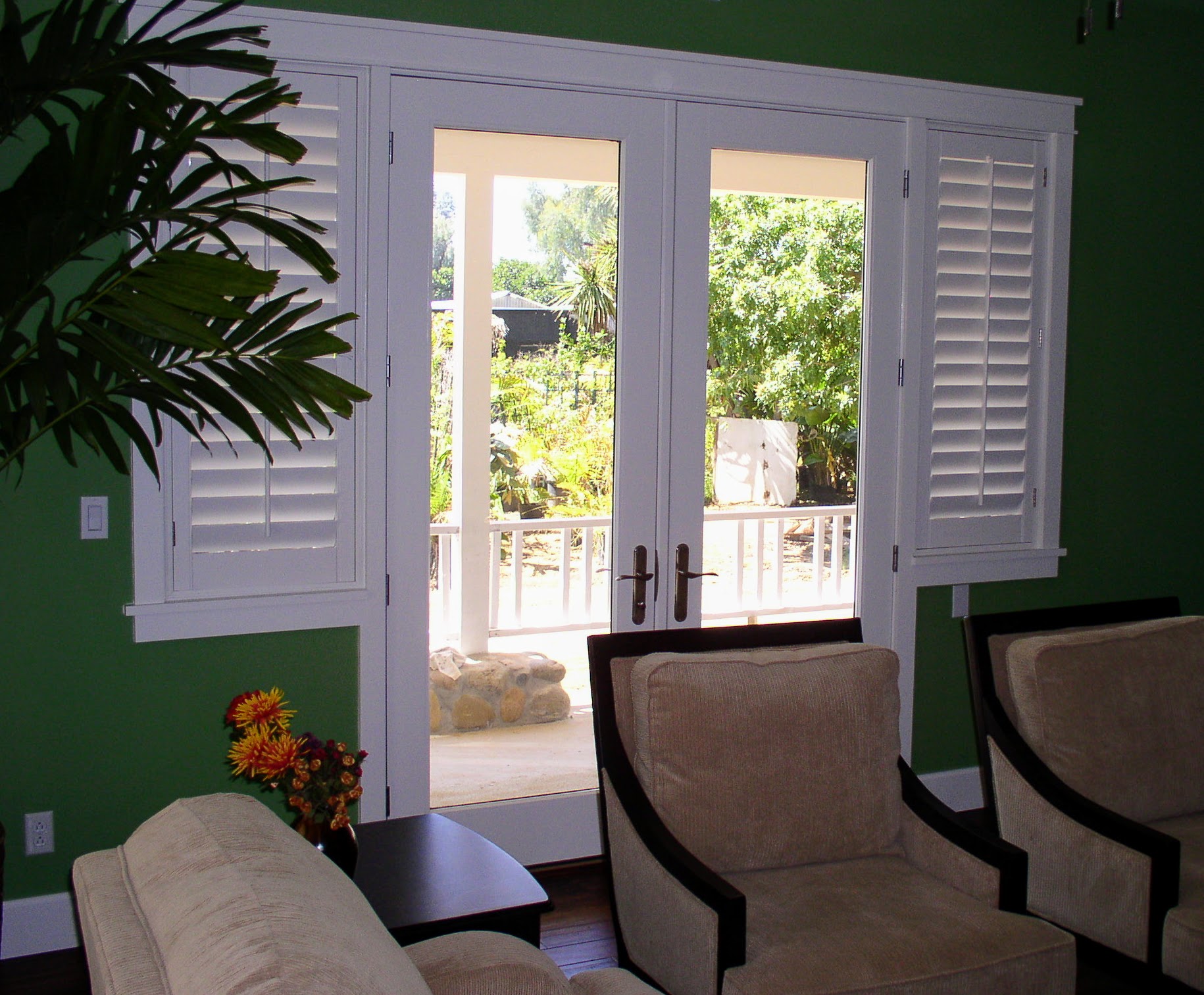 natural wood shutters san diego