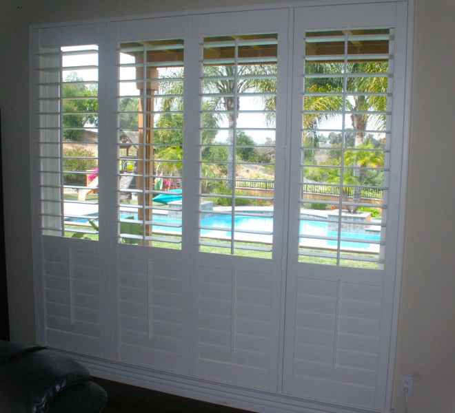 Sliding Door Shutters San Diego - San Diego Shutters - San Diego