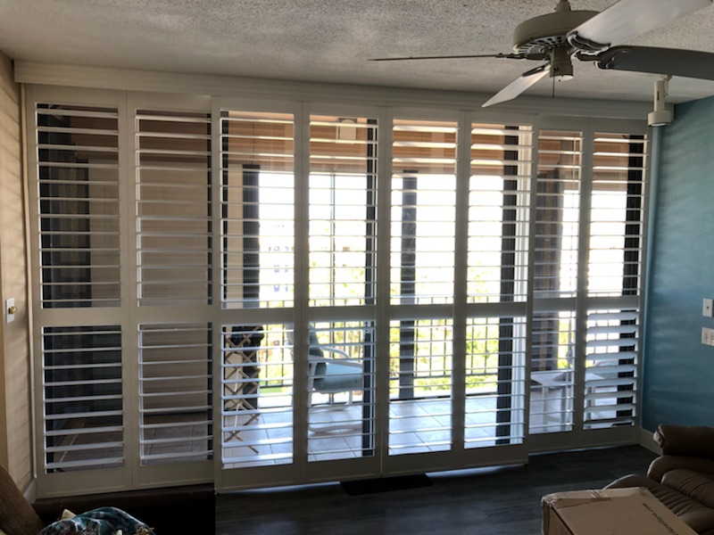 louvers for sliding glass doors