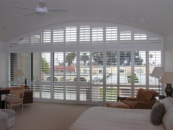 plantation shutters san diego painted