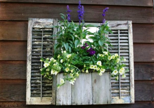 shutter garden accents